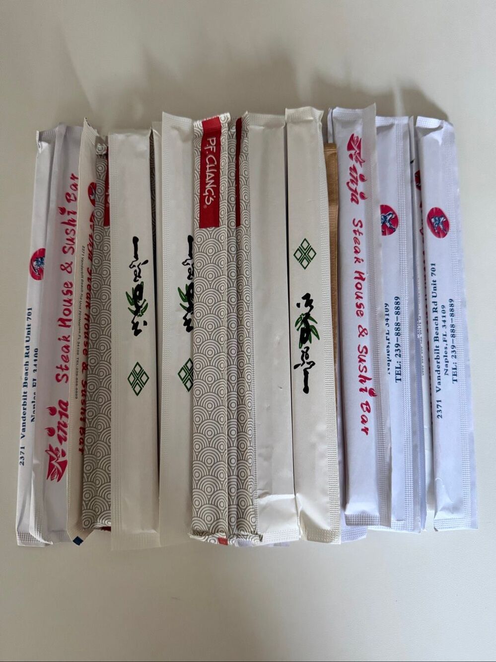Set of 31 pairs of chopsticks